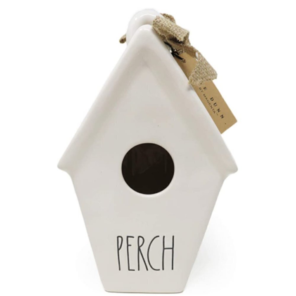 Rae Dunn Birdhouse Perch New